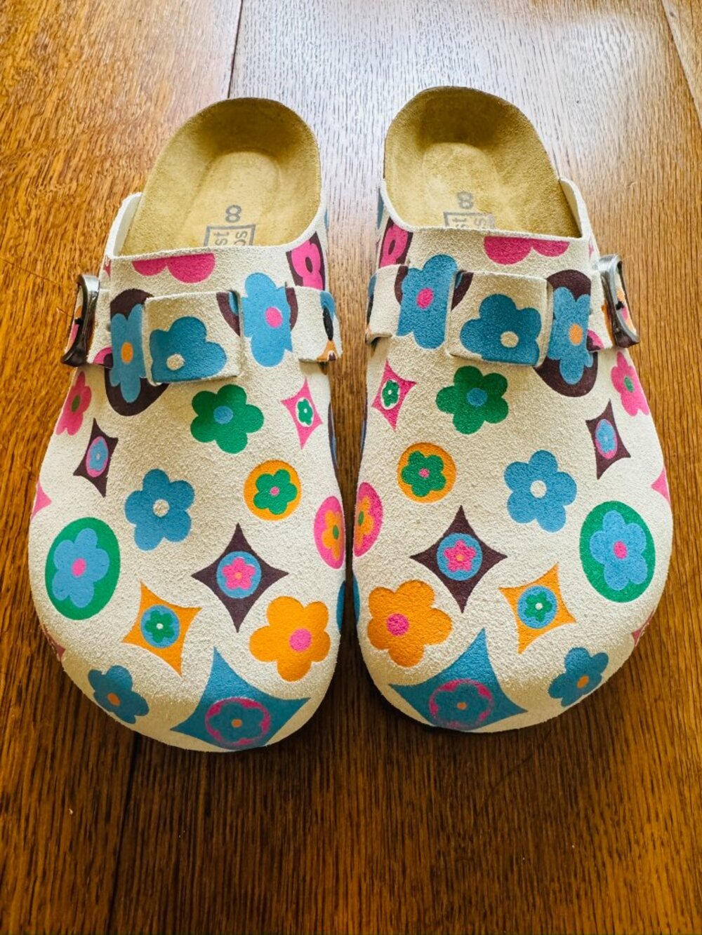 Bravest Studios Suede Paisley Clogs Multi M7/M8 or W8/W9